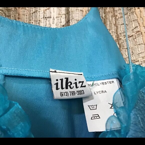 ilkiz Ladies 2 Teal Dress - Picture 3 of 3